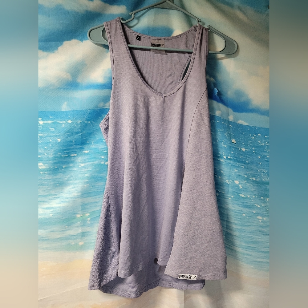 GymShark True Texture Woman's Lilac Tank Top Size Medium